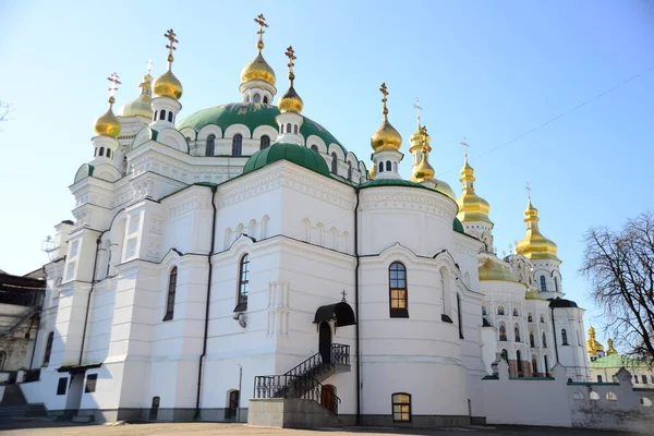Kyiv Ukraine April 2019 Detailed View Orthodox Church Pechersk Lavra — 图库照片