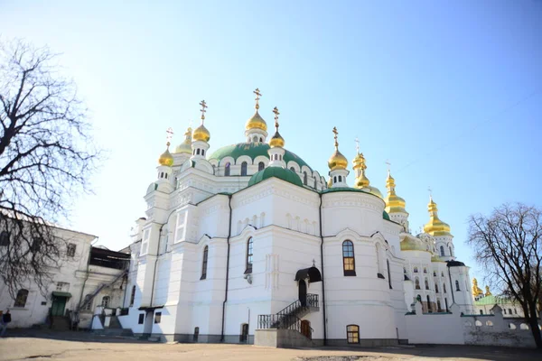 Kyiv Ukraine April 2019 Gedetailleerde Weergave Van Orthodoxe Kerk Het — Stockfoto