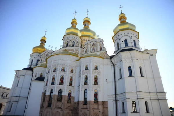 Kyiv Ukraine April 2019 Detailed View Orthodox Church Pechersk Lavra — Stock Photo, Image