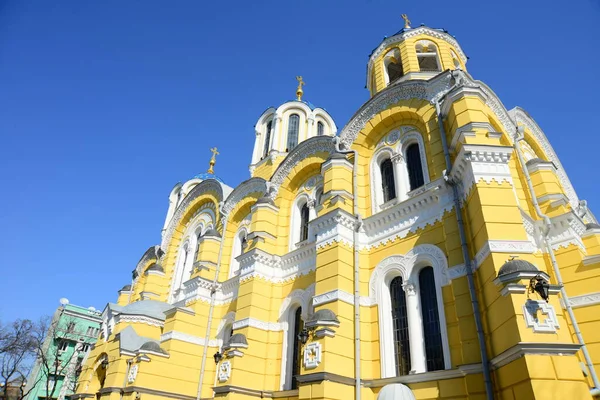 Kyiv Ukraine April 2019 Saint Volodymyr Cathedral Vladimir Cathedral Built — Stock Photo, Image