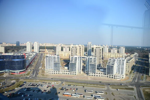 Minsk Belarus April 2019 Prachtig Uitzicht Minsk Vanaf Het Observatiedek — Stockfoto