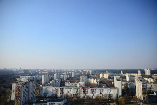 Minsk Bélaro Abril 2019 Hermosa Vista Minsk Desde Plataforma Observación —  Fotos de Stock