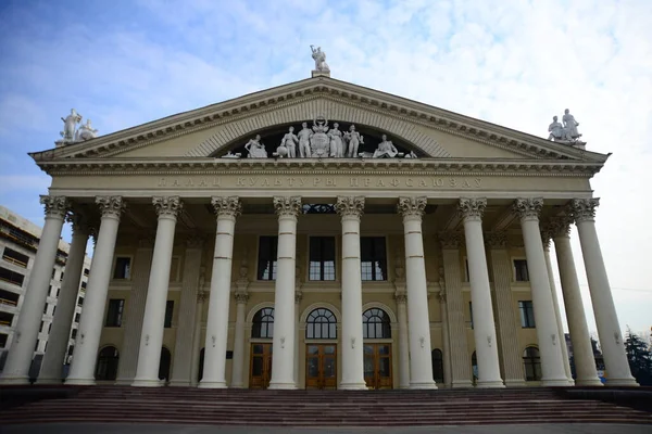 Minsk Bélaro Abril 2019 Construcción Palacio Sindical Minsk Bielorrusia Estilo — Foto de Stock