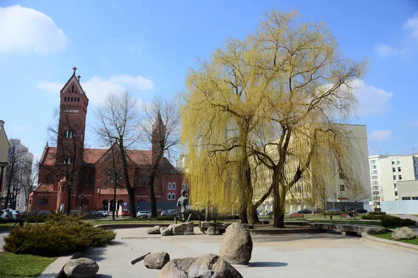 Minsk Belarus April 2019 Kirche Des Simeon Und Der Helena — Stockfoto