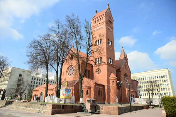 Minsk Belarus April 2019 Kirche Des Simeon Und Der Helena — Stockfoto