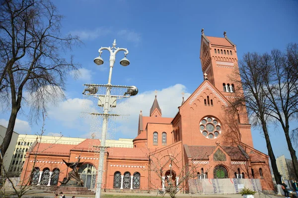 Minsk Belarus April 2019 Kirche Des Simeon Und Der Helena — Stockfoto