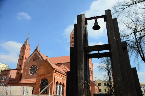 Minsk Belarus April 2019 Kirche Des Simeon Und Der Helena — Stockfoto