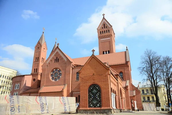 Minsk Belarus April 2019 Kirche Des Simeon Und Der Helena — Stockfoto