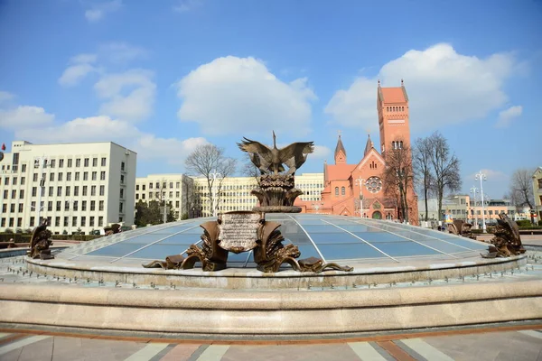 Minsk Belarus April 2019 Kirche Des Simeon Und Der Helena — Stockfoto