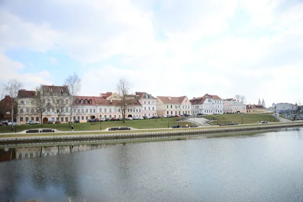 Minsk Belarus April 2019 Het Beroemde Huilende Engel Standbeeld Het — Stockfoto