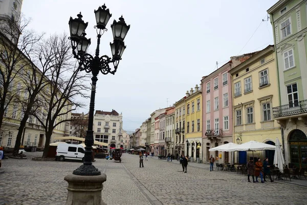 Lviv Ucrania Abril 2019 Lviv Una Ciudad Oeste Ucrania Capital — Foto de Stock