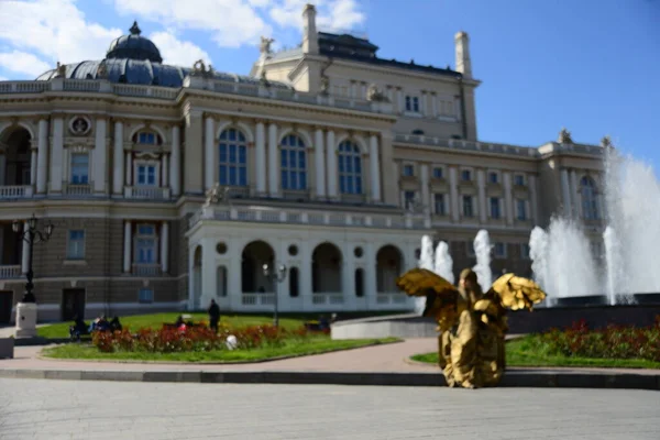 우크라이나 오데사의 오데사에 아름다운 오페라 하우스 2019 — 스톡 사진
