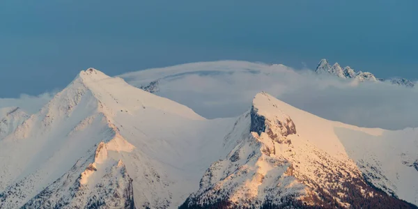 Vista Los Altos Tatras Desde Lapszanka Primavera —  Fotos de Stock