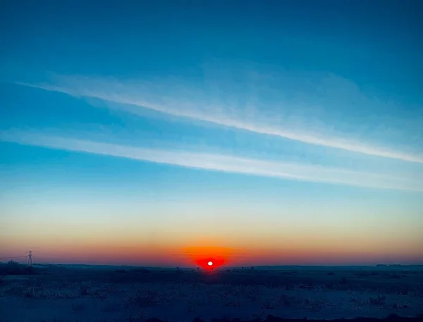 Ist Ein Sonnenaufgang — Stockfoto