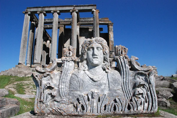 Aizanoi - Zeus Tapınağı — Stock Photo, Image