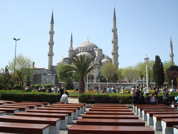 Paisagem Mesquita Sultan Ahmet — Fotografia de Stock