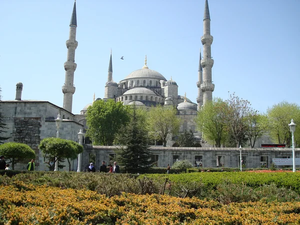 Het Sultan Ahmet Moskee Landschap — Stockfoto