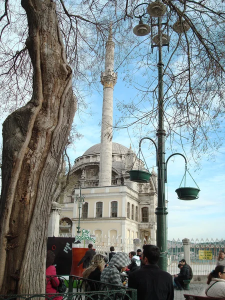 Ortakoy Moskee Istanbul Turkije — Stockfoto