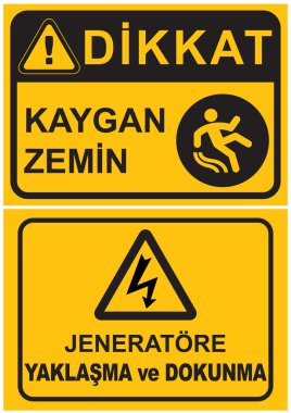 Mesleki Güvenlik ve sağlık işaretleri