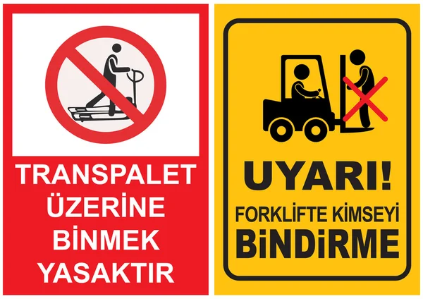 Mesleki Güvenlik ve sağlık işaretleri