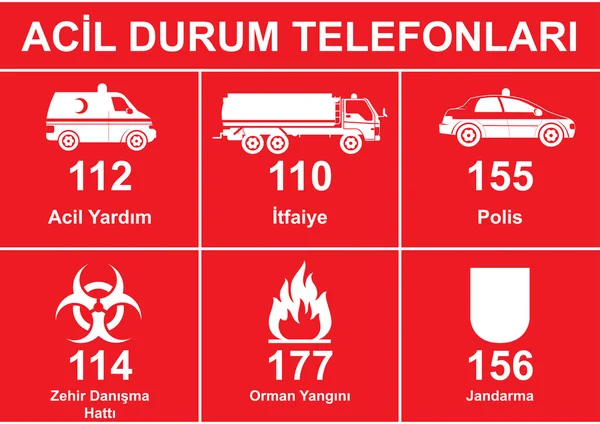 Mesleki Güvenlik ve sağlık işaretleri — Stok Vektör