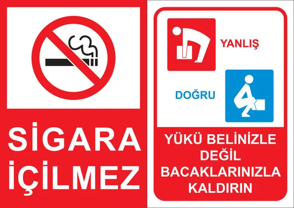 Mesleki Güvenlik ve sağlık işaretleri