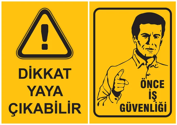 Mesleki Güvenlik ve sağlık işaretleri
