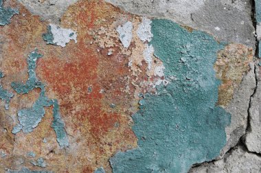 Eski boyanmış duvarın dokusu