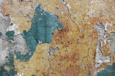 Eski boyanmış duvarın dokusu