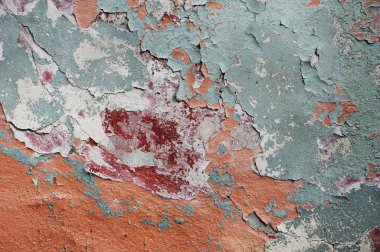 Eski boyanmış duvarın dokusu