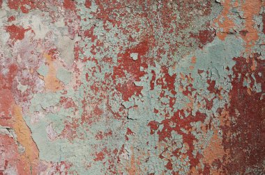 Eski boyanmış duvarın dokusu