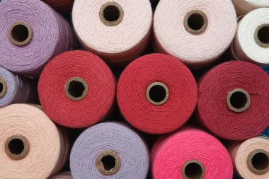 Arka plan olarak renk dikiş ipliği kapatmak