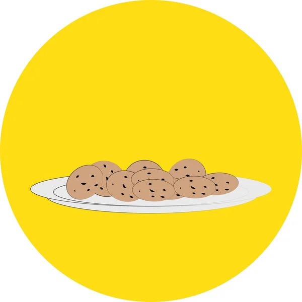 Bir dizi yeni pişmiş kurabiye.