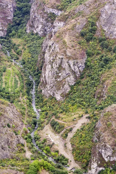 Horská krajina. Krajina v Arménii (Tatev). — Stock fotografie