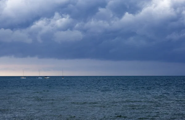 Mar durante a tempestade . — Fotografia de Stock