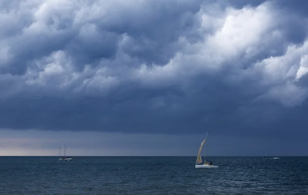 Mar durante a tempestade . — Fotografia de Stock