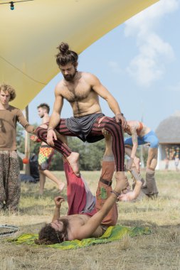 Müzik Festivali Ağustos, 4, 2015 yılında Macaristan.