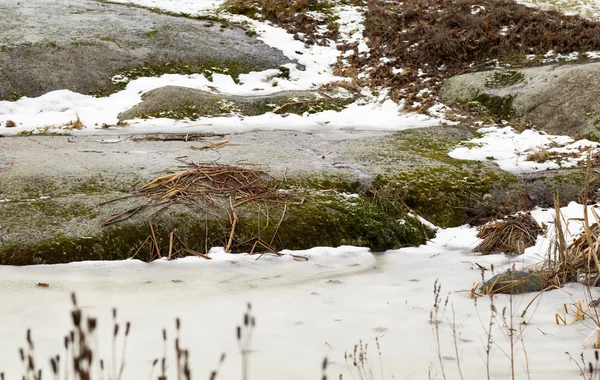 Vinterlandskap i finland. — Stockfoto