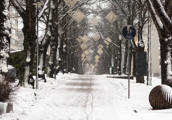 Téli táj, Finnország. — Stock Fotó