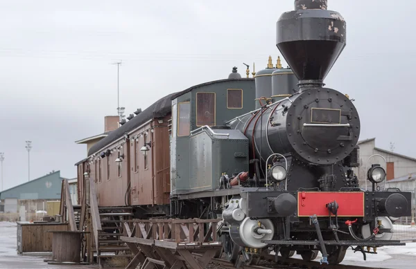 Antiguo vagón de tren en Finlandia . — Foto de Stock