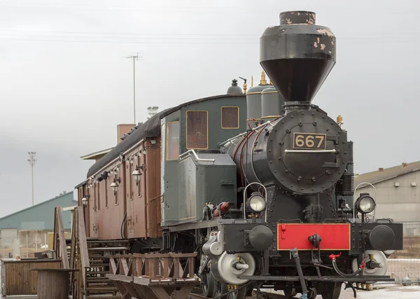 Antiguo vagón de tren en Finlandia . — Foto de Stock