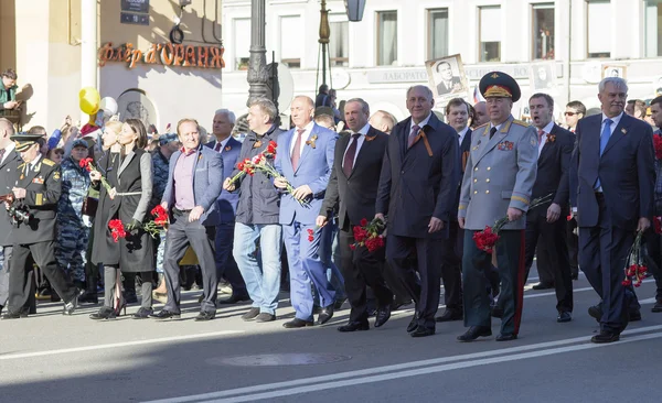 70o aniversário do Dia de Vitória na Rússia . — Fotografia de Stock