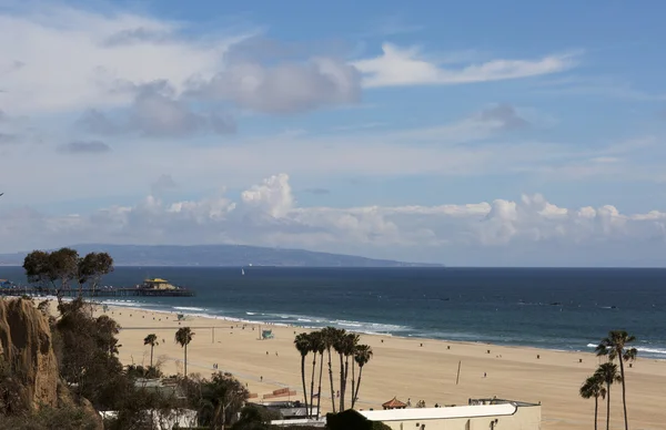 Amusement Park on the Pacific ocean, the beach landscape. — Stock Photo, Image