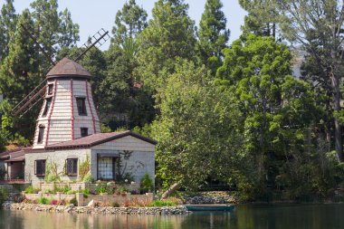 Bahçe Santa Monica, Amerika Birleşik Devletleri içinde meditasyon. 