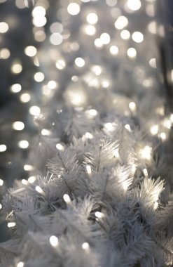 Noel çelenk, bokeh.