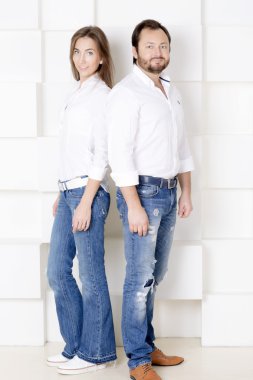 Bir kadın ve erkeğin portresi..