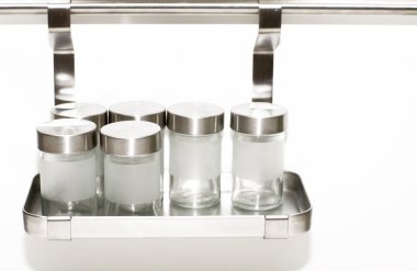 Cam Kavanoz baharat için.