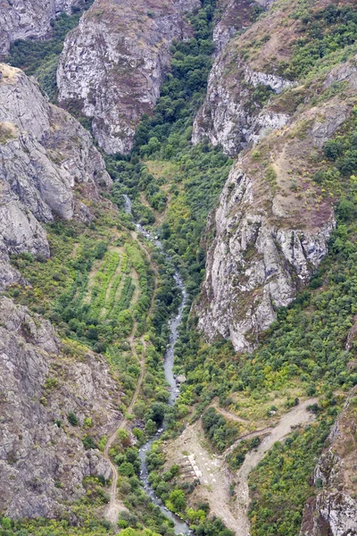 Horská krajina. Krajina v Arménii (Tatev). — Stock fotografie