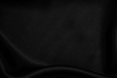 Siyah ipek kumaş arkaplanı