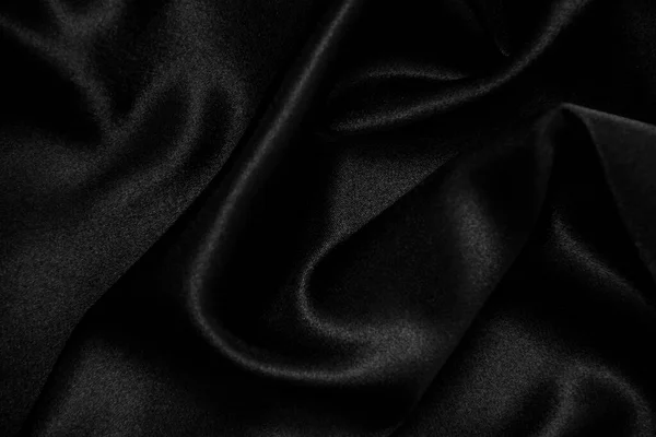 Siyah ipek kumaş arkaplanı